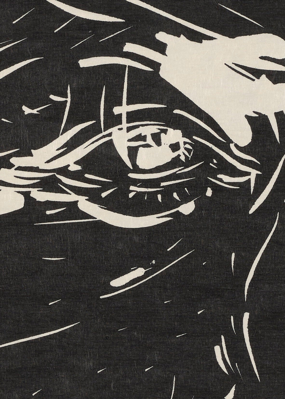 Detail of print by Elizabeth Peyton