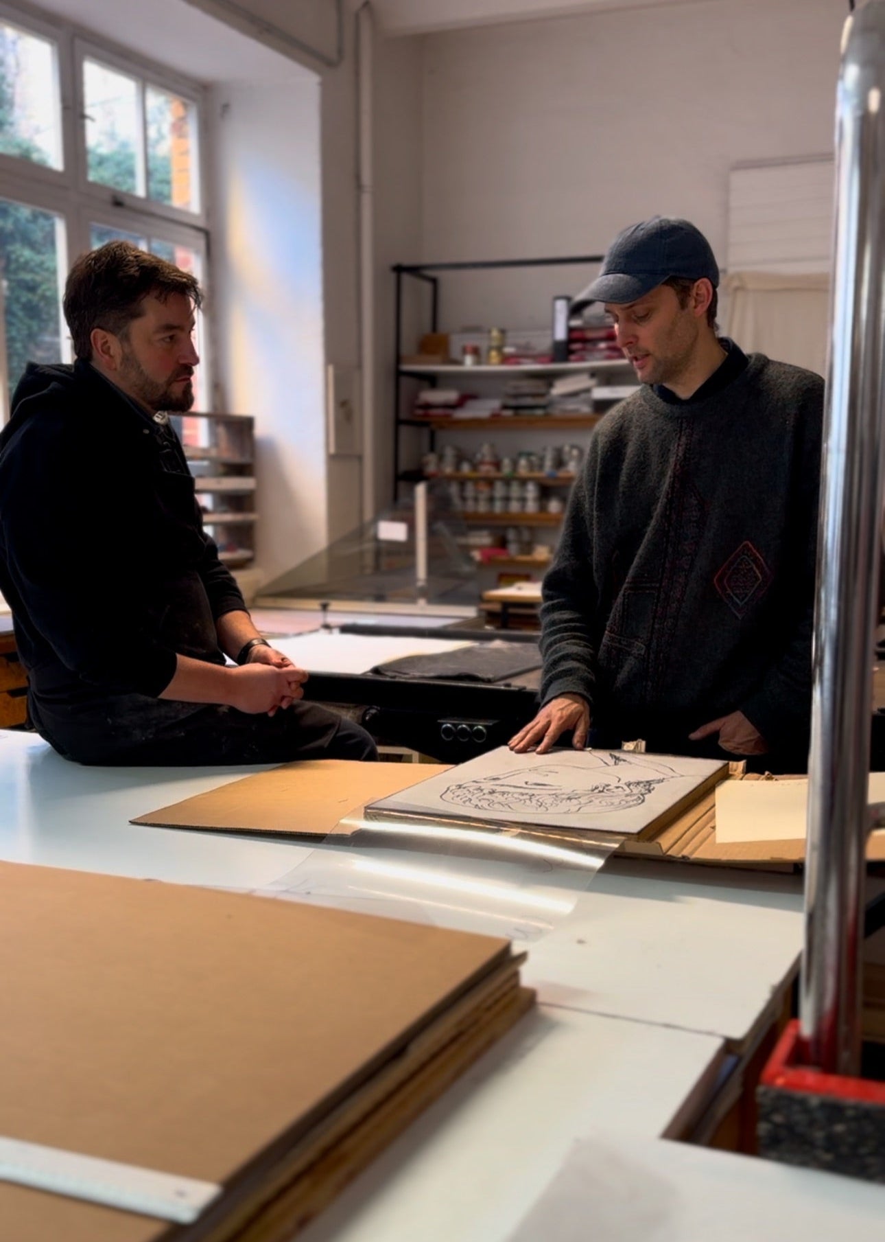 Ulrich Kühle and Peter Böhnisch at Keystone Editions
