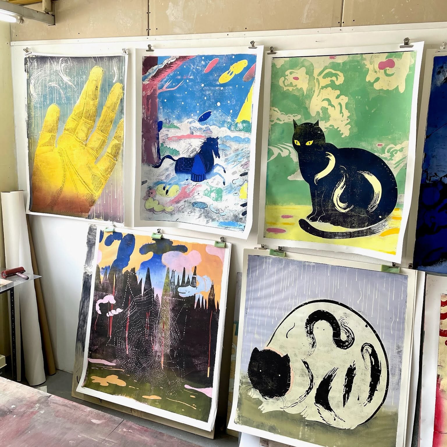 Cologne studio of Julian Felix Kirchner