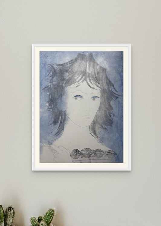 Etching 'Bombastic Side Eye Emily' by Donna Volta Newmen