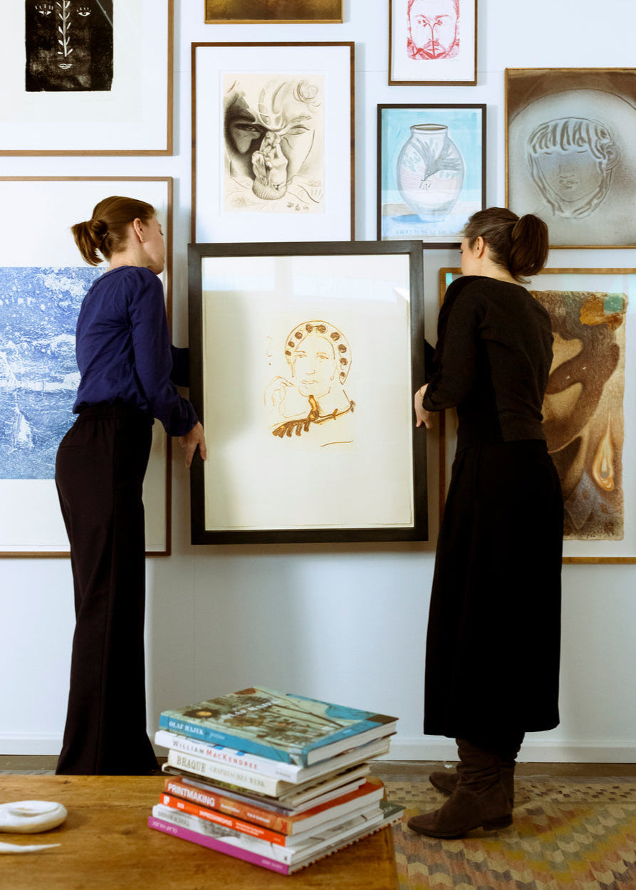 Nora Vogel and Nicola Petek in their office at Friday Bird