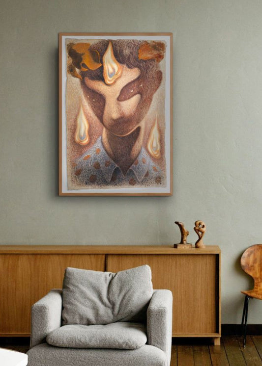 Dennis_Scholl_Oil-on-Paper_Interior