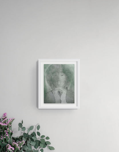 Etching 'Alraune' by Donna Volta Newmen