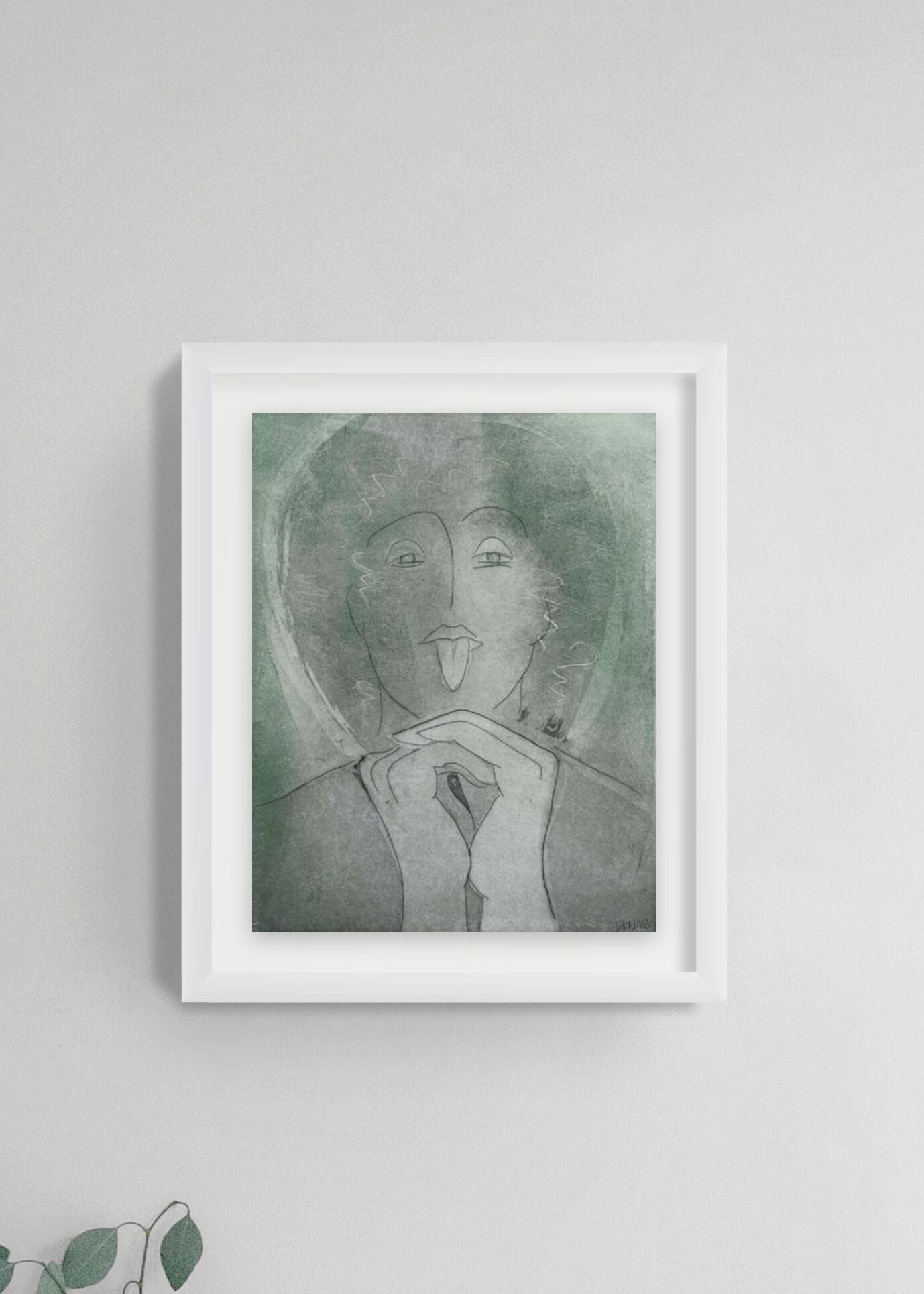 Etching 'Alraune' by Donna Volta Newmen