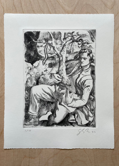 Radierung von Dennis Scholl