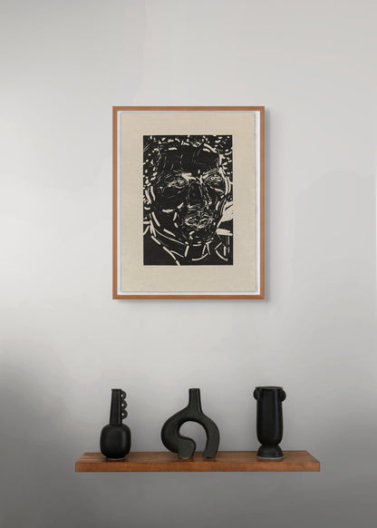 Linocut by Elizabeth Peyton