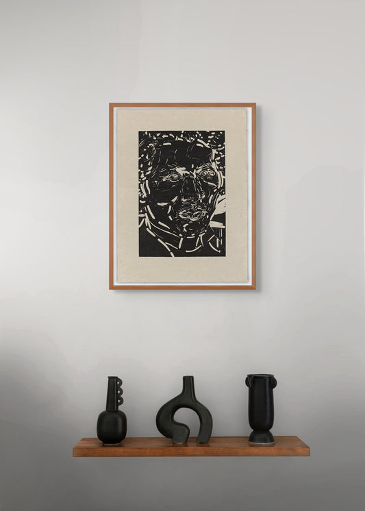 Linocut by Elizabeth Peyton