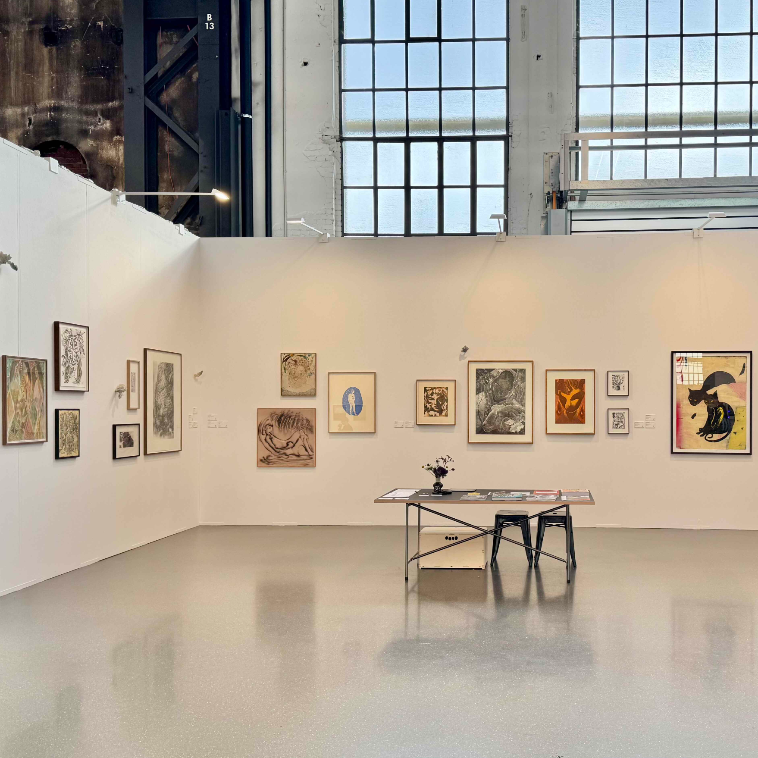 FRIDAY BIRD booth Art Düsseldorf 2025