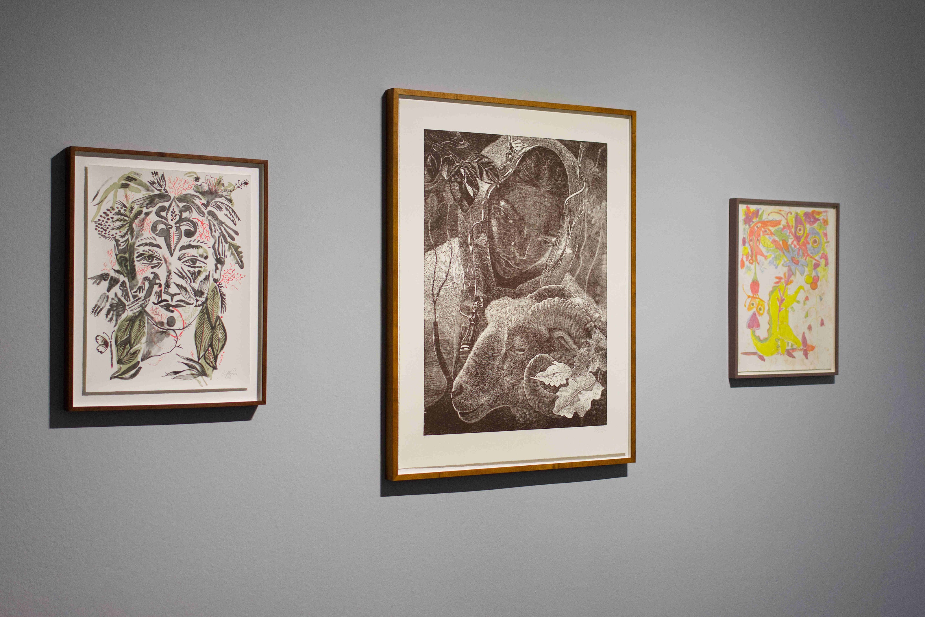 Prints by artists Olaf Hajek, Dennis Scholl and Aki Turunen