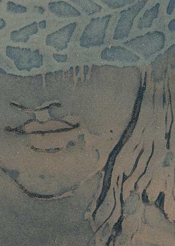 Sand on Paper by Peter Böhnisch