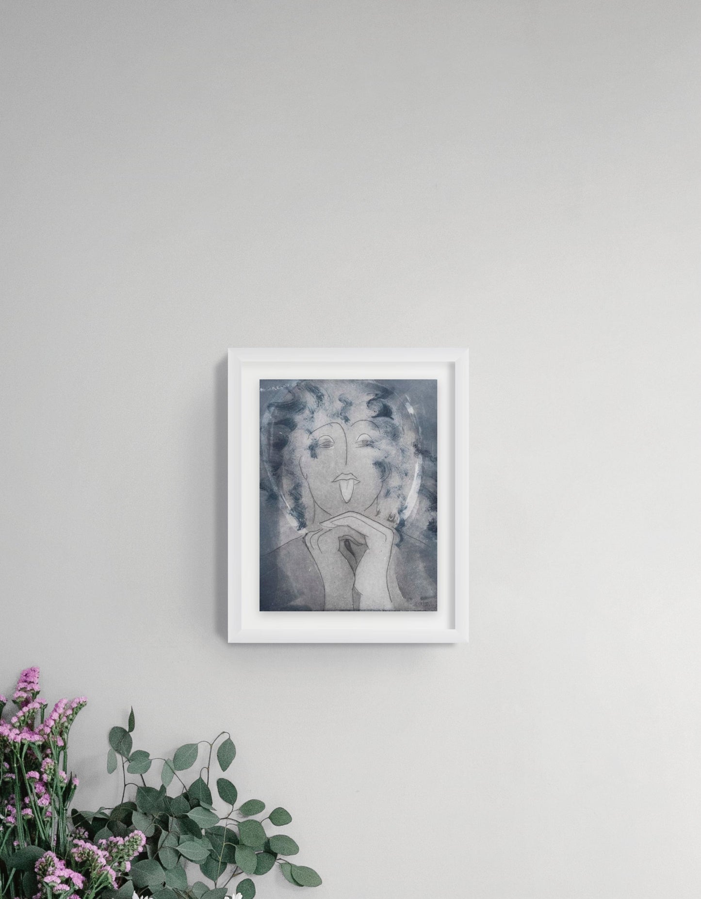 Etching 'Alraune' by Donna Volta Newmen