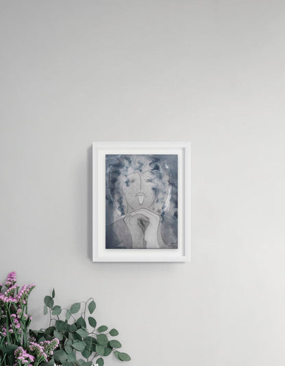 Etching 'Alraune' by Donna Volta Newmen
