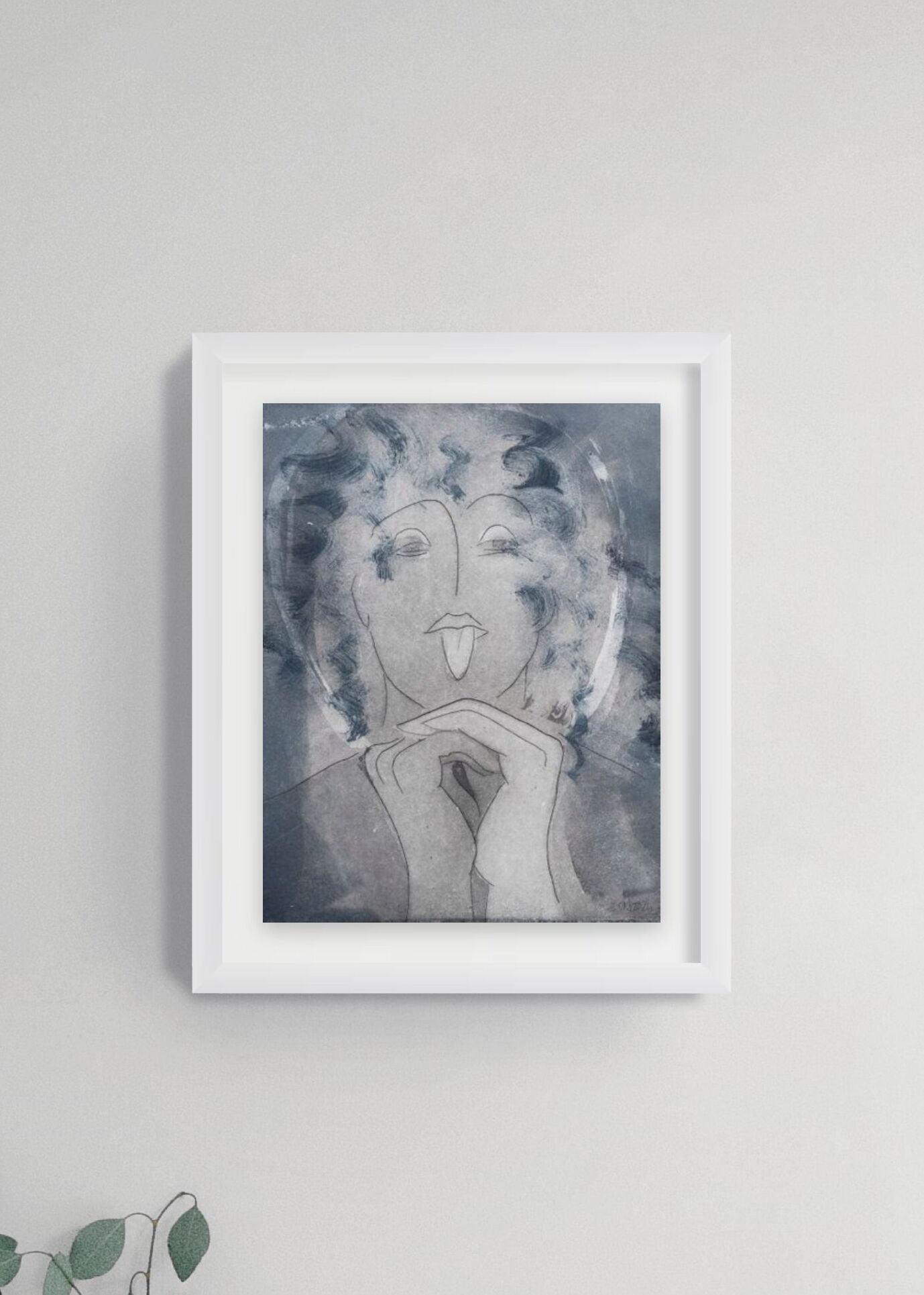 Etching 'Alraune' by Donna Volta Newmen
