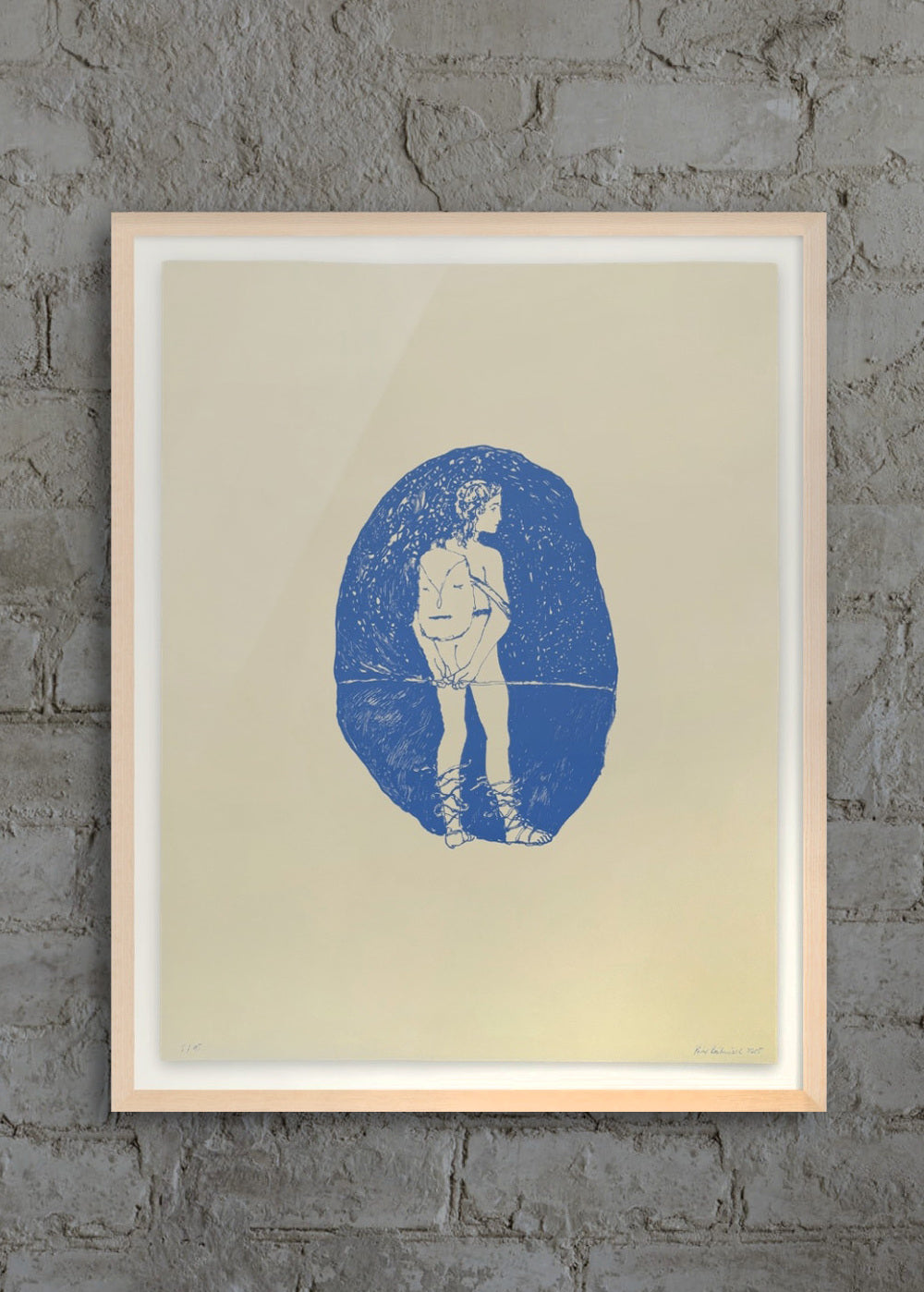 Lithographie von Peter Böhnisch